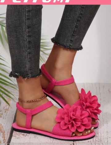 
						Sandale SHEIN, roz