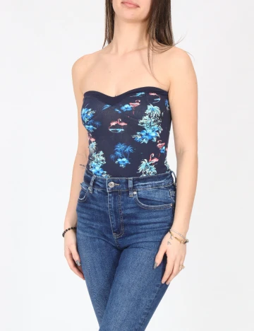 Body Bershka, albastru