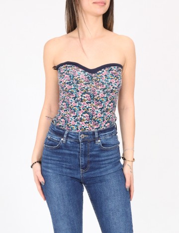 
						Body Bershka, albastru