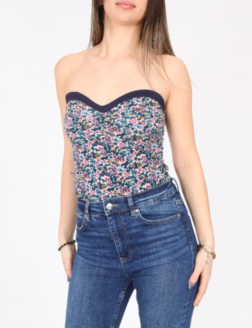 Body Bershka, albastru