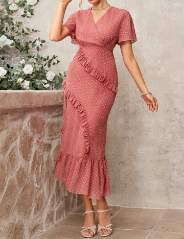 Rochie lunga SHEIN, roz