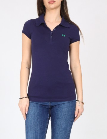 
						Tricou Bershka, bleumarin