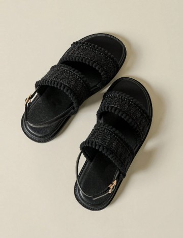 Sandale SHEIN, negru