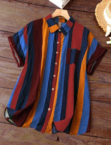 
						Camasa SHEIN CURVE, mix culori