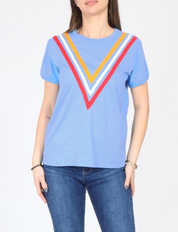 Tricou Bershka, albastru