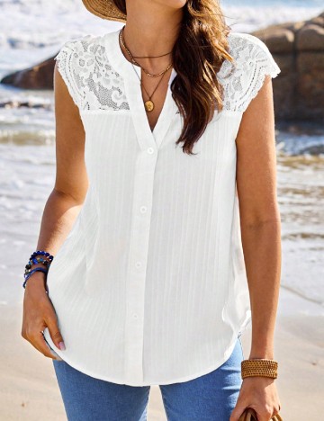 
						Bluza Emery Rose, alb