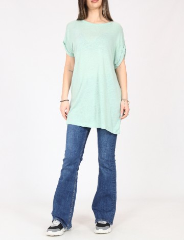 
						Tricou Oversize Zara, verde