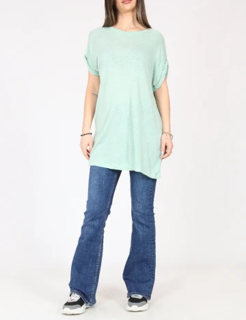 Tricou Oversize Zara, verde