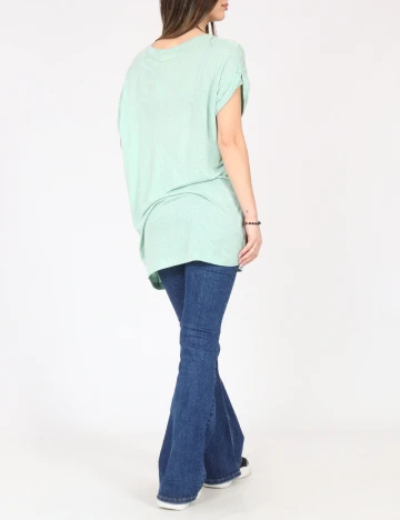 Tricou Oversize Zara, verde