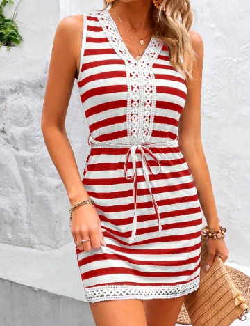 Rochie scurta SHEIN, rosu