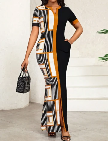 Rochie lunga SHEIN, mix culori