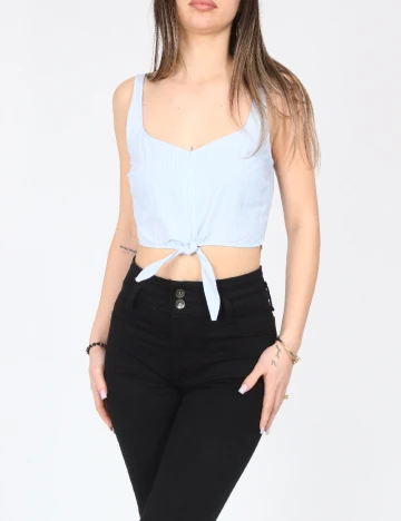 Top Bershka, albastru