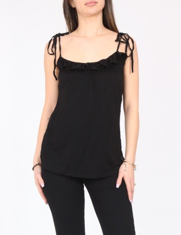 
						Maiou Bershka, negru