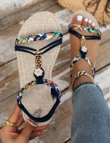 Sandale SHEIN, bleumarin