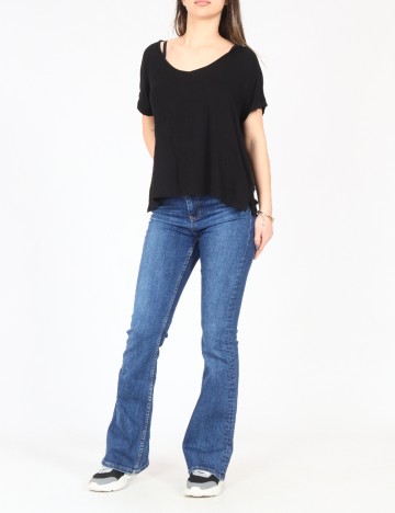 Tricou Pull&Bear, negru