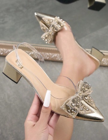 Pantofi SHEIN, auriu