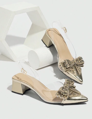 Pantofi SHEIN, auriu