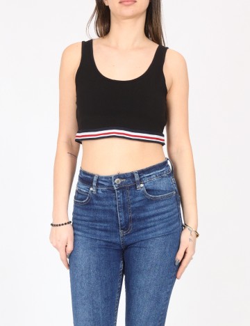 Top Pull&Bear, negru