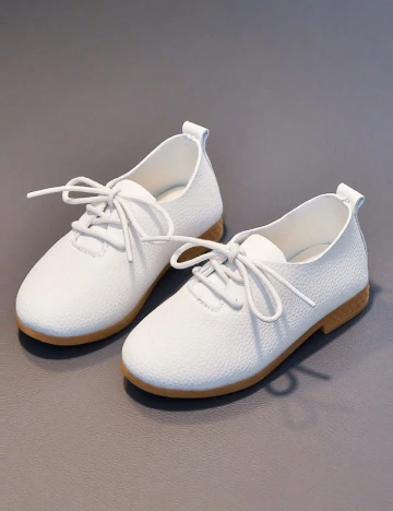 Pantofi Shein Kids, alb