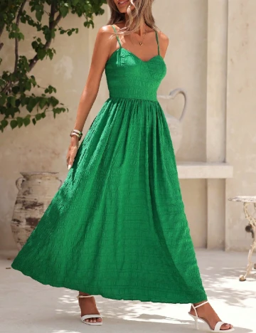 Rochie lunga SHEIN, verde