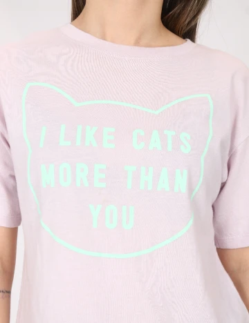 Tricou Bershka, lila