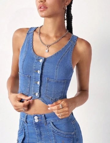 Vesta SHEIN, albastru