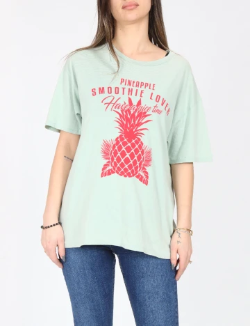 Tricou Pull&Bear, verde