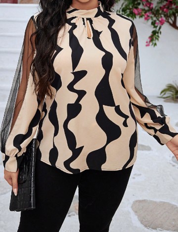 
						Bluza SHEIN CURVE, crem