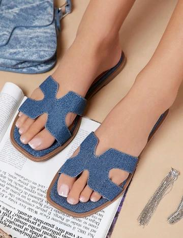 Slapi SHEIN, albastru