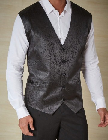 
						Vesta SHEIN Plus Size Men, negru