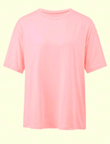 Tricou Oversize SHEIN, roz