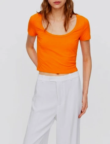 Top Zara, portocaliu