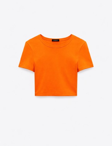 Top Zara, portocaliu