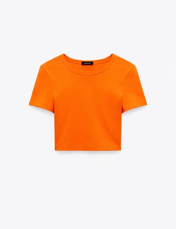 Top Zara, portocaliu