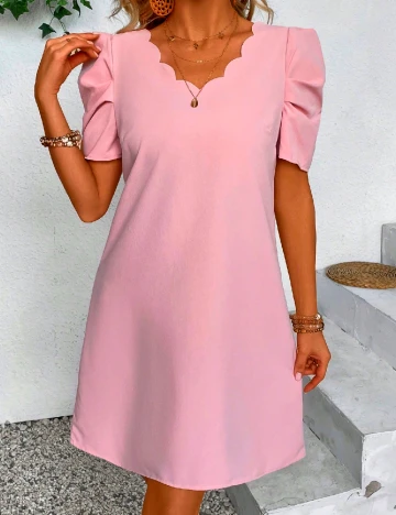 Rochie scurta SHEIN, roz