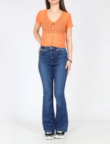 Top Bershka, portocaliu