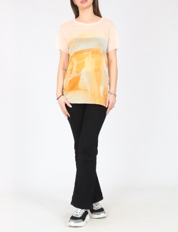 Tricou Zara, piersica