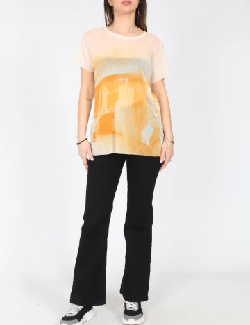 Tricou Zara, piersica