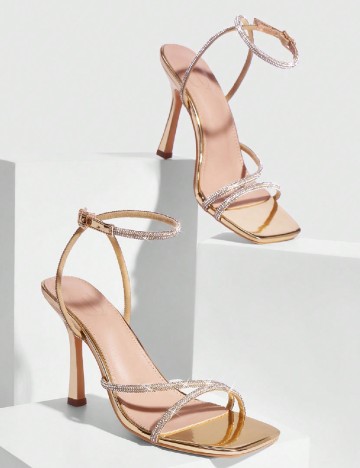 
						Sandale SHEIN, auriu