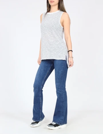 Maiou Zara, alb/albastru