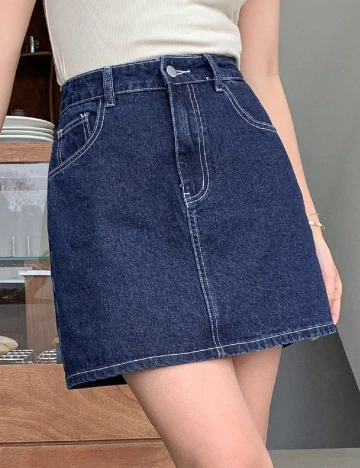 Fusta Dazy, albastru