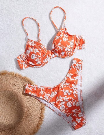 
						Costum de baie SHEIN, portocaliu