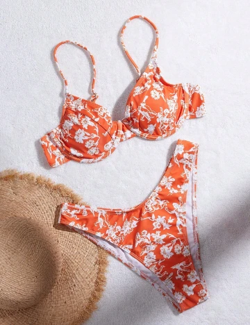 Costum de baie SHEIN, portocaliu