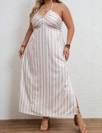 
						Rochie lunga SHEIN CURVE, alb