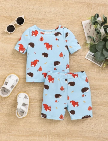 Compleu Shein Kids, bleu