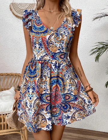 Rochie scurta SHEIN, mix culori