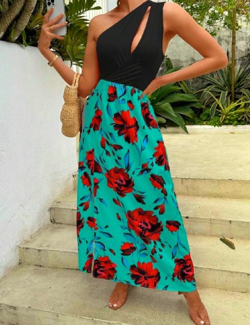 
						Rochie lunga SHEIN, mix culori