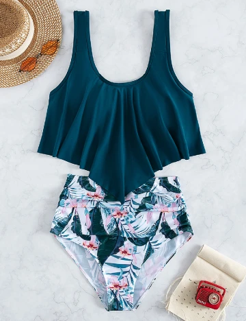 Costum de baie SHEIN, mix culori