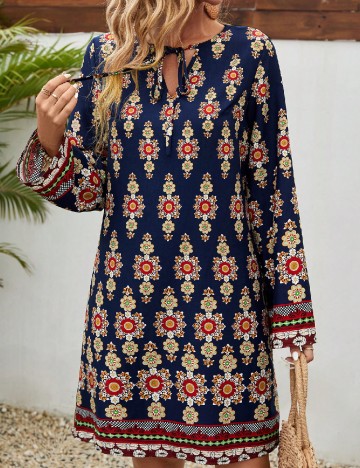 
						Rochie scurta Emery Rose, bleumarin