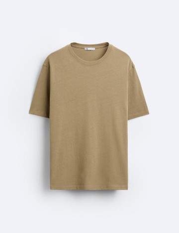 Tricou Zara, kaki